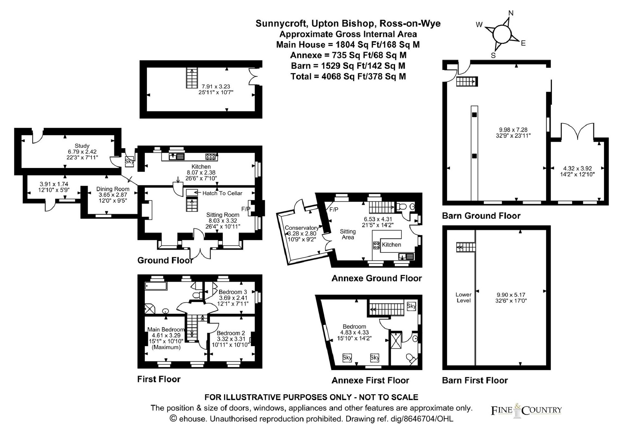 Sunnycroft, Upton Bishop, Ross-On-Wye floorplan