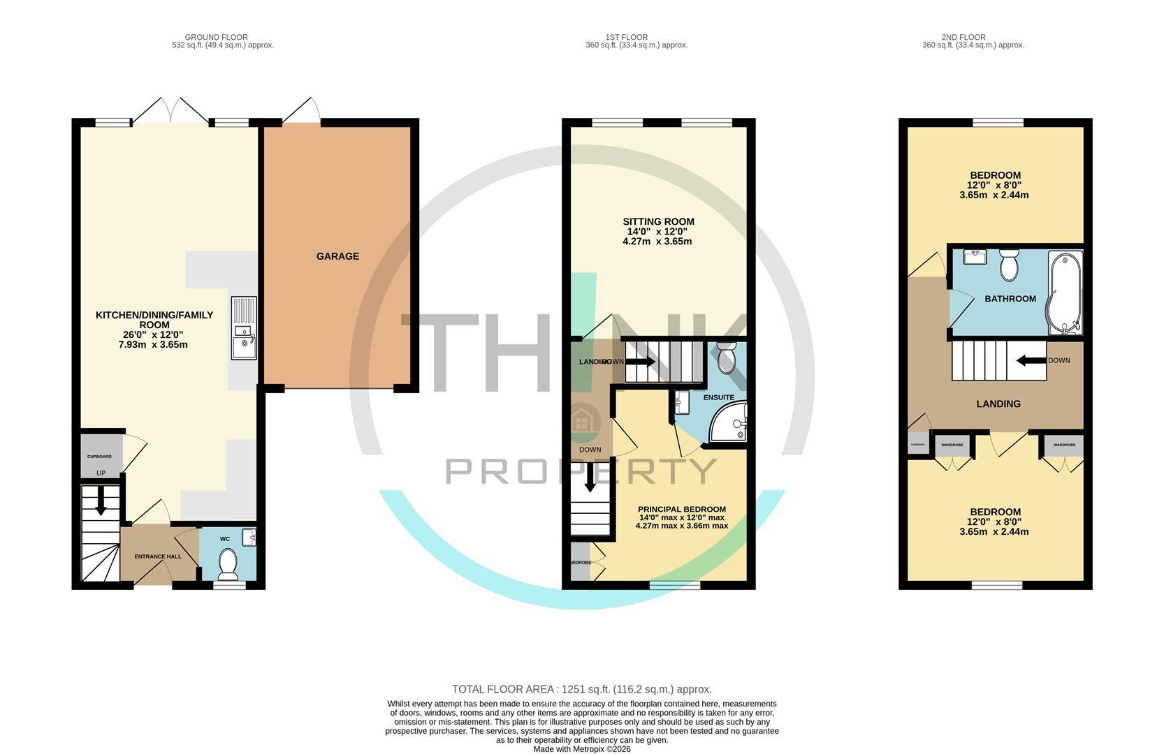 Bahram Road, Norwich floorplan