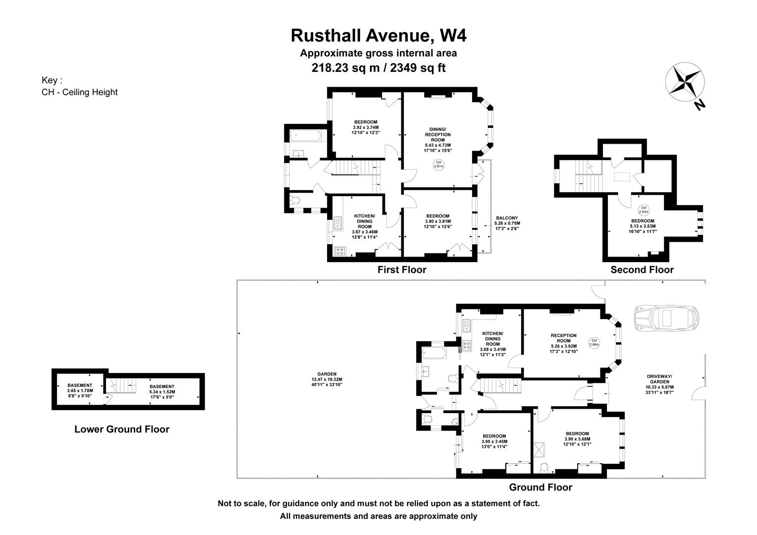 2, Rusthall Avenue, London floorplan