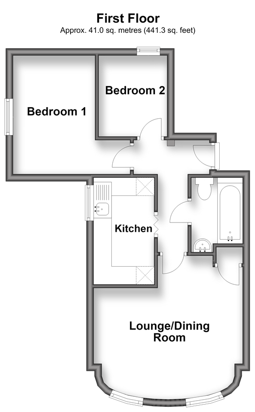 Royal Crescent, Sandown floorplan