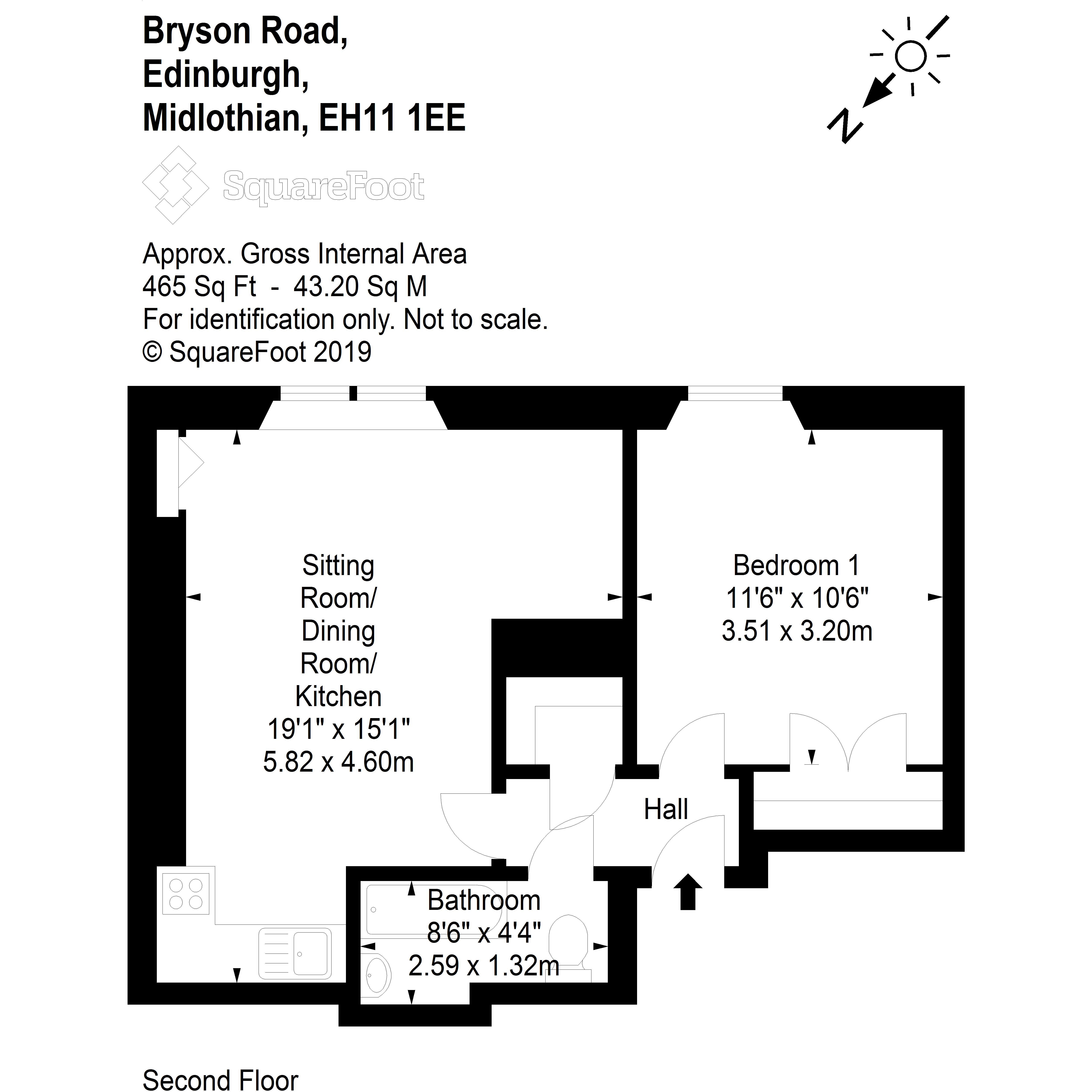 1 Bedrooms Flat for sale in 10/10 Bryson Road, Edinburgh EH11