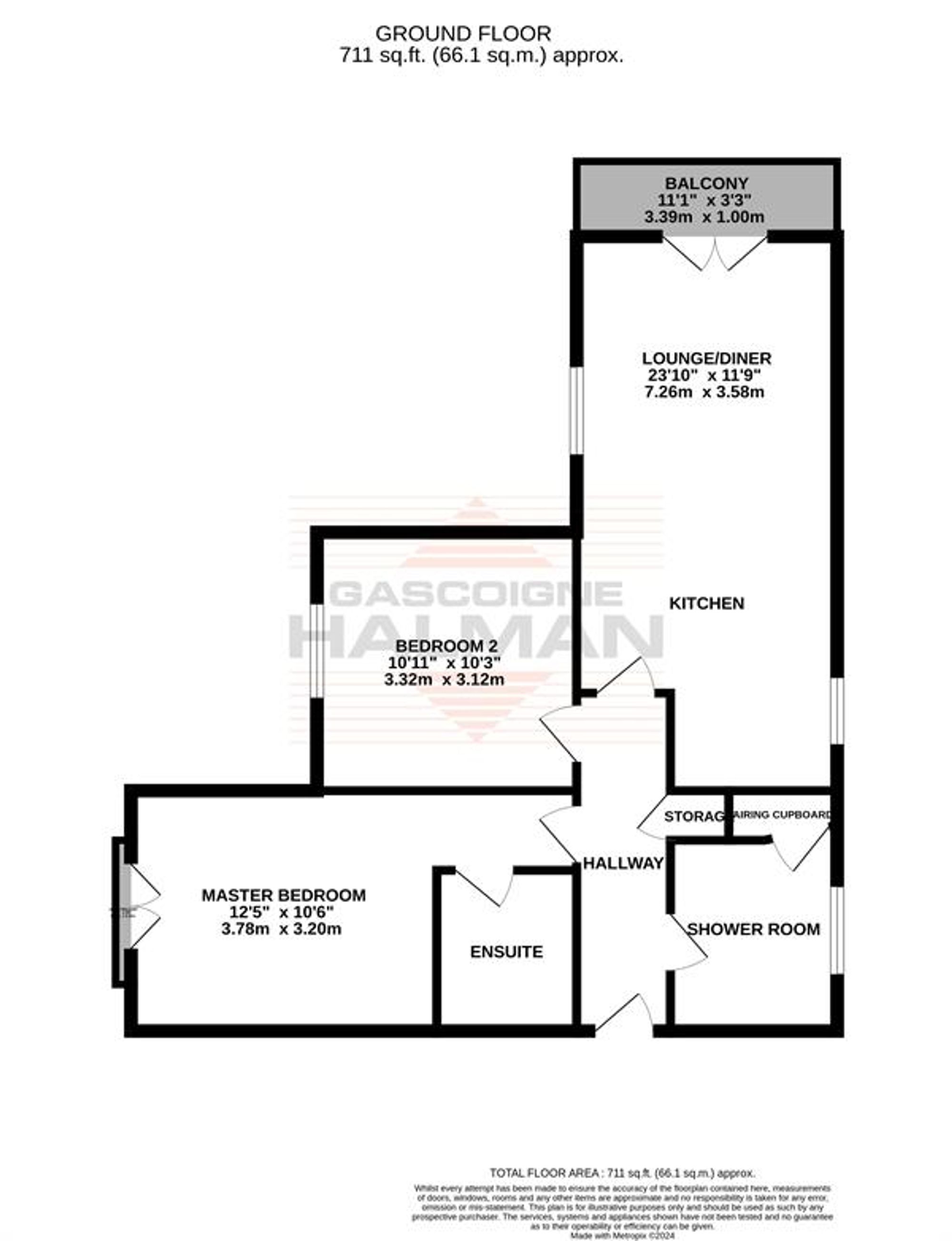 Apt 3, 1 Cheswick Close, Sale floorplan