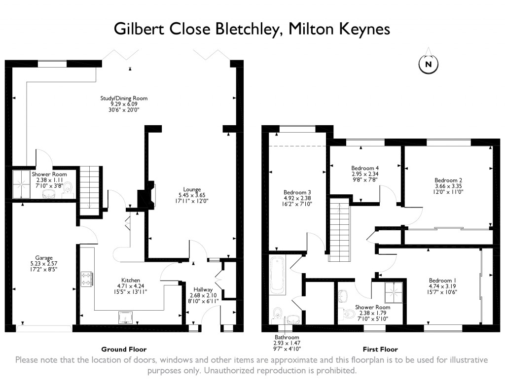 4 Bedrooms Detached house for sale in Gilbert Close, Bletchley, Milton Keynes MK3