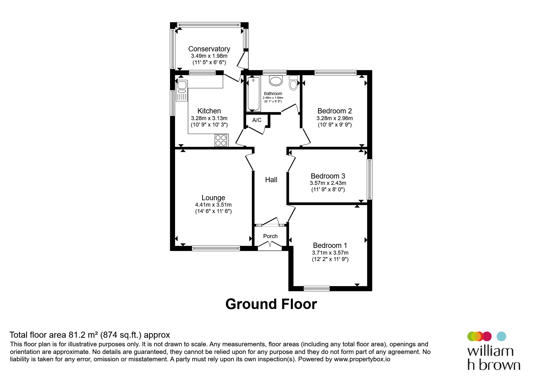 50, Cobgate, SPALDING floorplan
