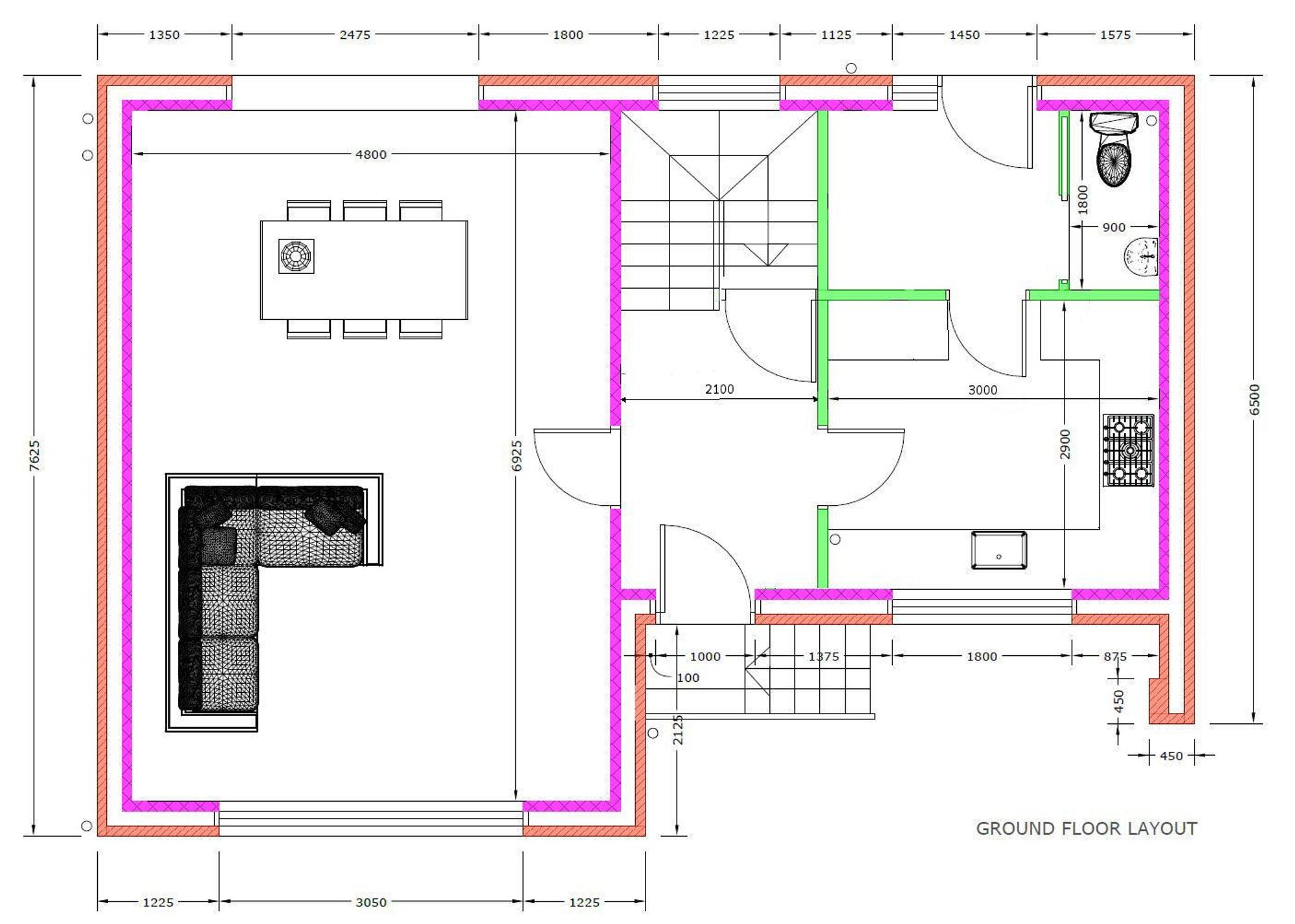 136 Mow Cop Road, Stoke-On-Trent floorplan