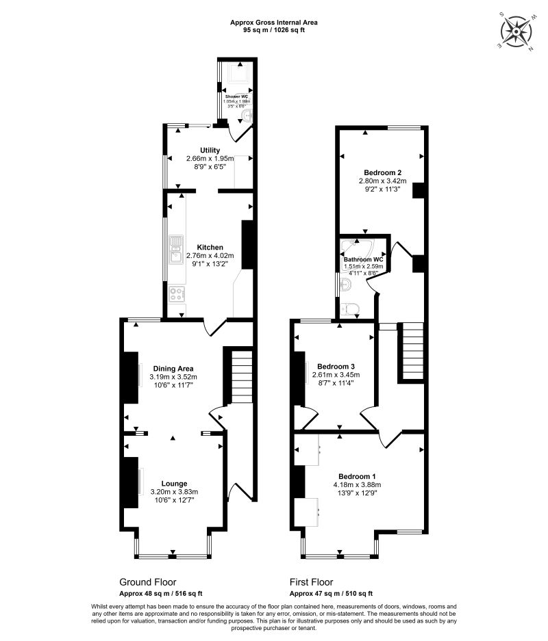68, Glencoe Street, Hull floorplan