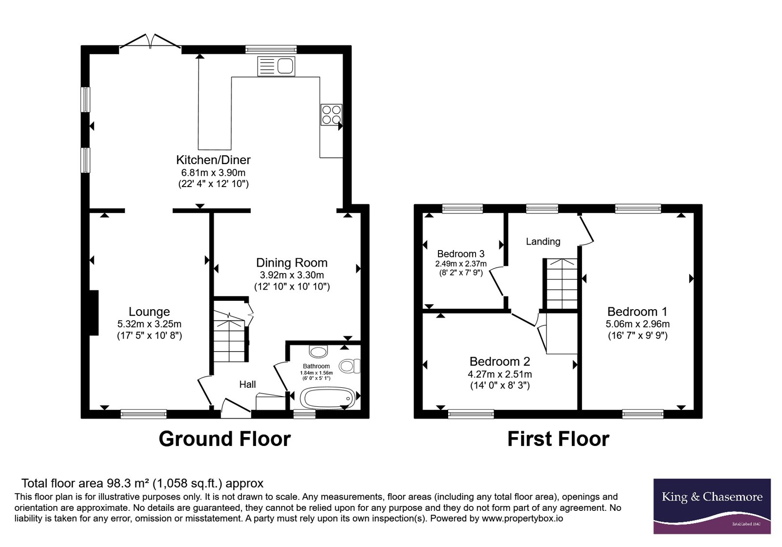 123, Whitehawk Road, East Sussex floorplan