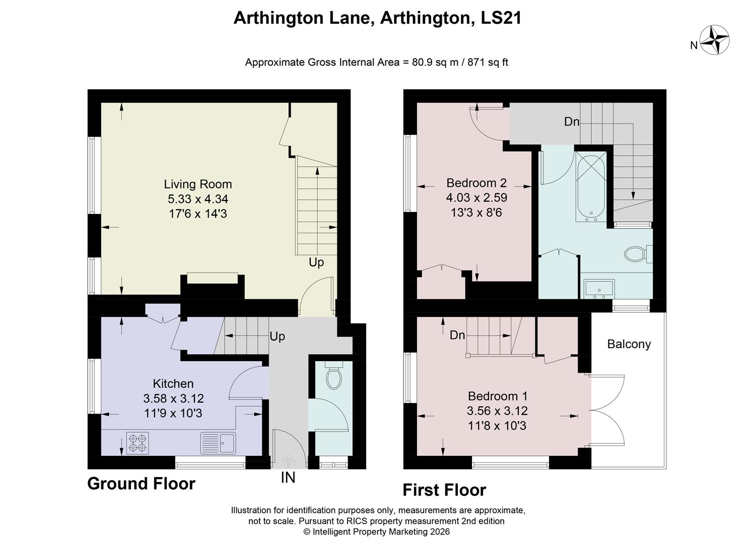 Ash Tree Cottage, Arthington Lane, Arthington floorplan