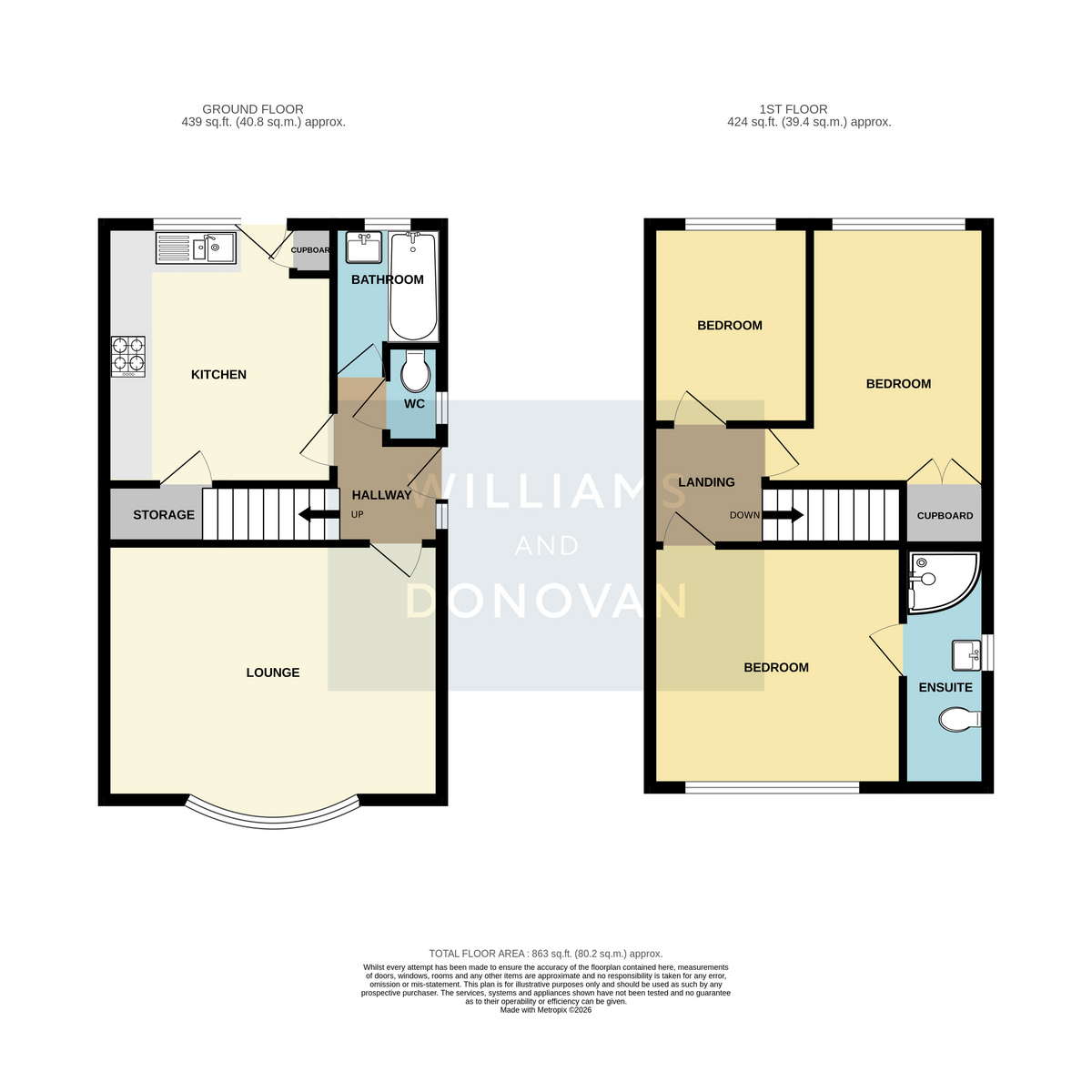 11, Bradley Avenue, Essex floorplan