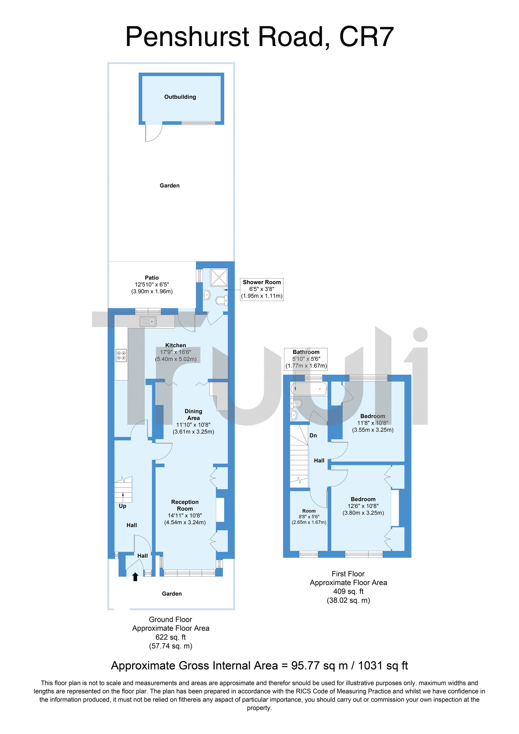 76 Penshurst Road, Thornton Heath floorplan
