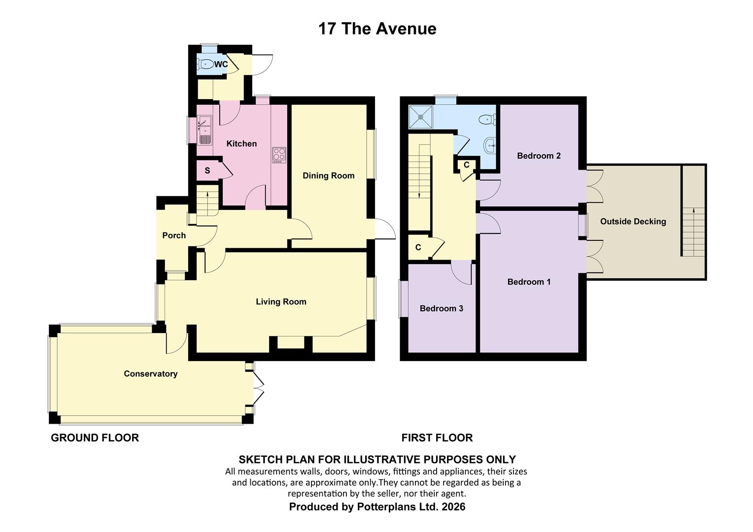 The Avenue, Totland Bay floorplan