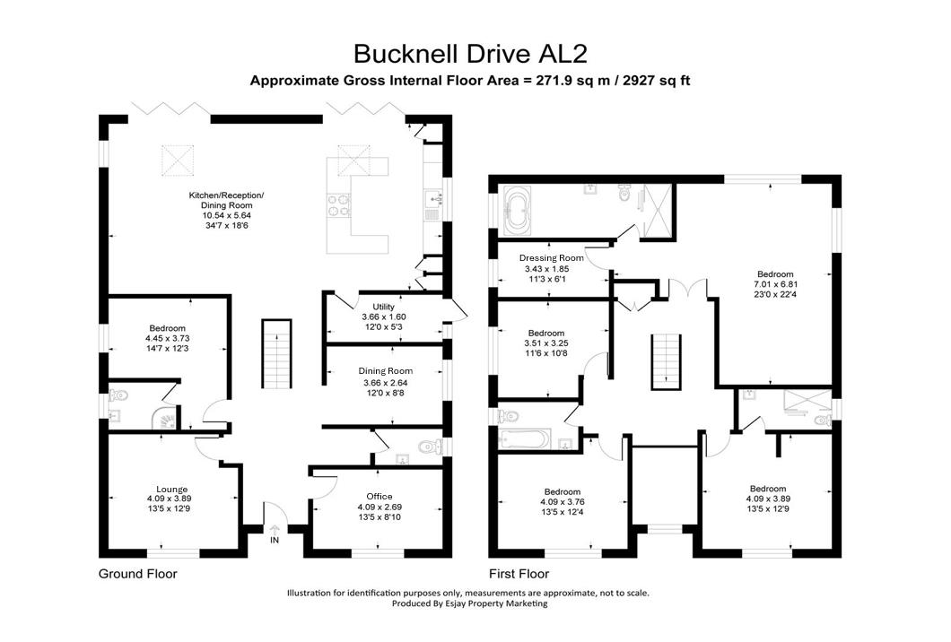 49, Bucknalls Drive, St. Albans floorplan