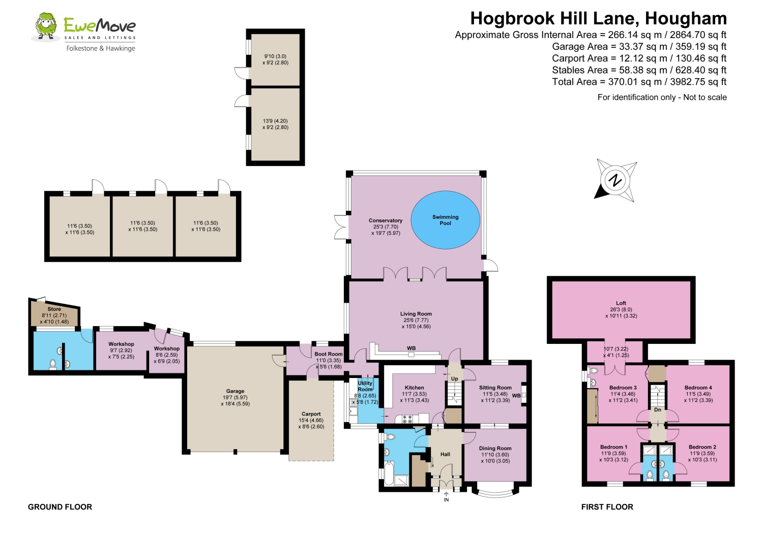 Bramble Hill Cottage, Hougham, Dover floorplan