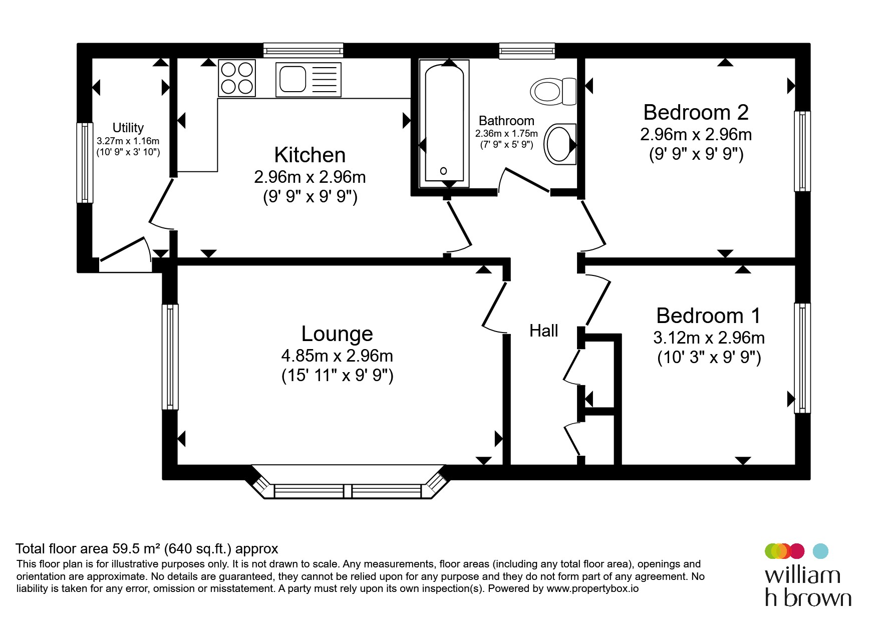 9, Second Avenue, Parklands Mobile Homes, Scunthorpe floorplan