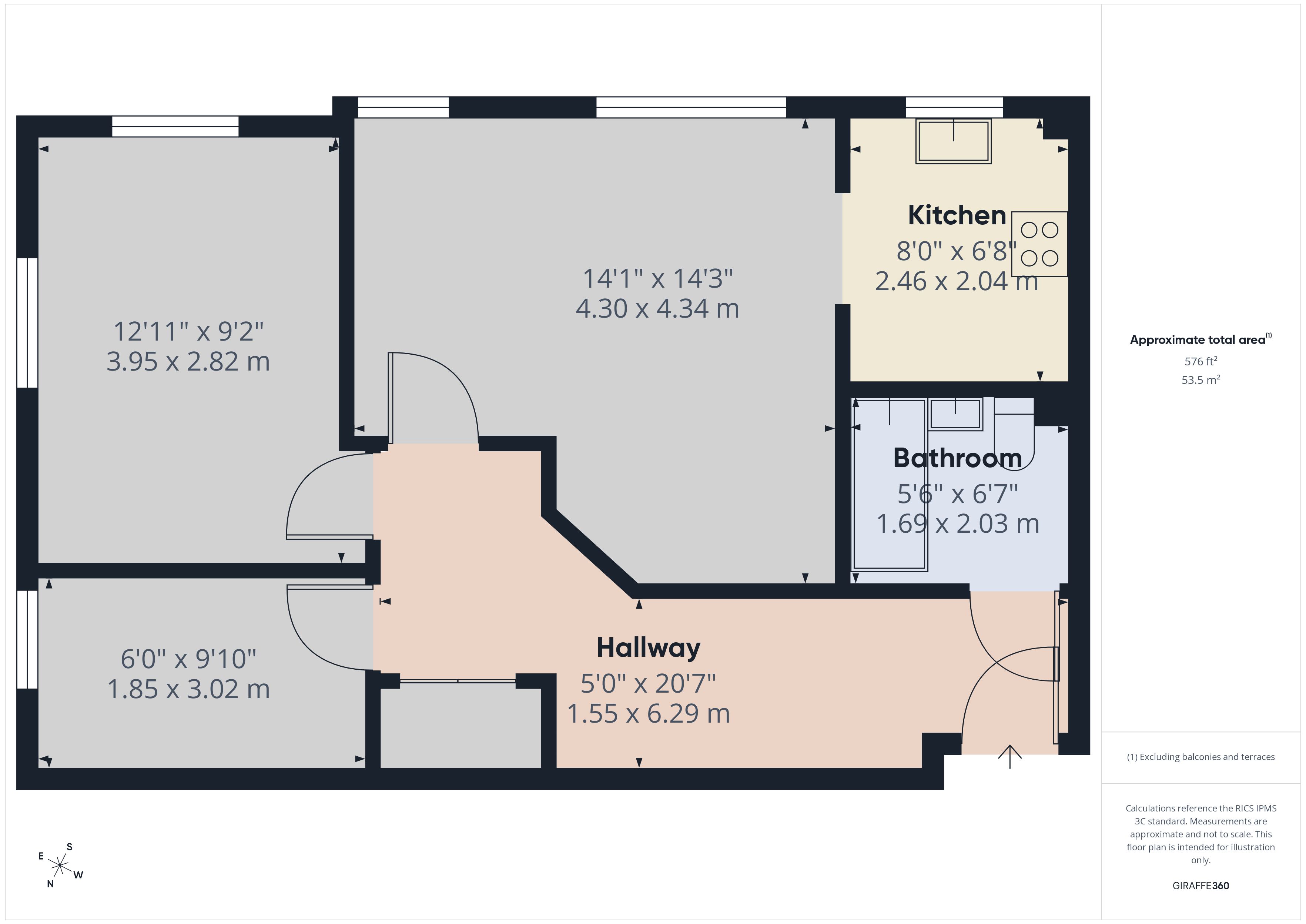 10 Marquis House, 61, Brookbank Close, Cheltenham floorplan