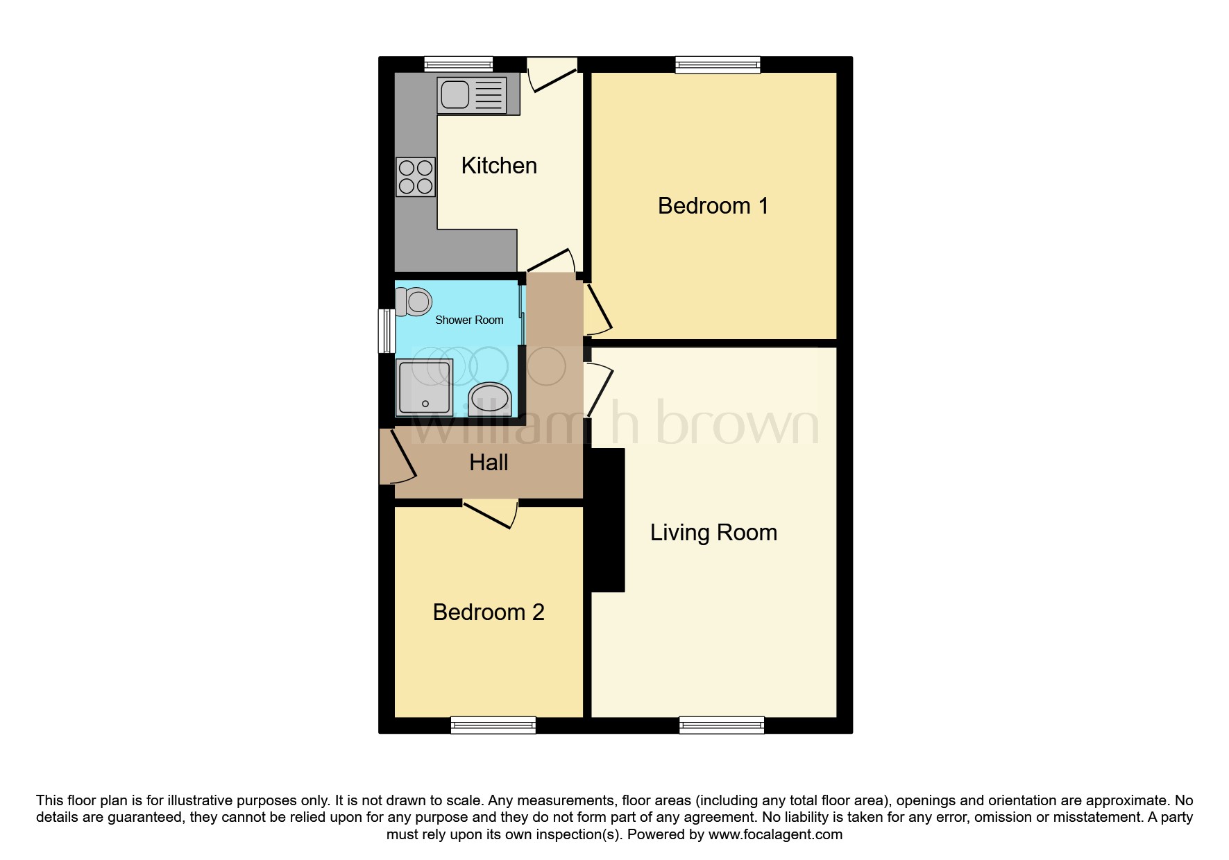 24, James Gardens, Clacton-On-Sea floorplan