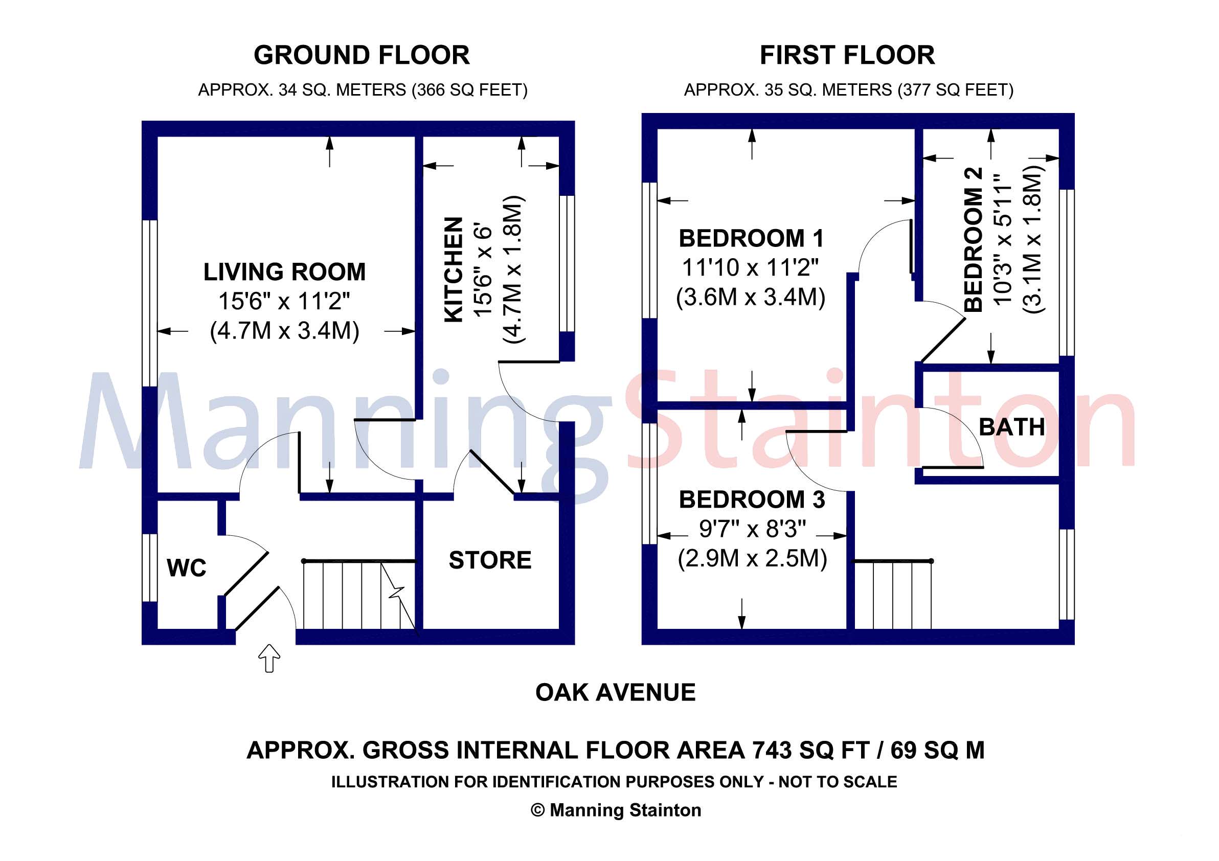 3 Bedrooms Semi-detached house for sale in Oak Avenue, Garforth, Leeds, West Yorkshire LS25