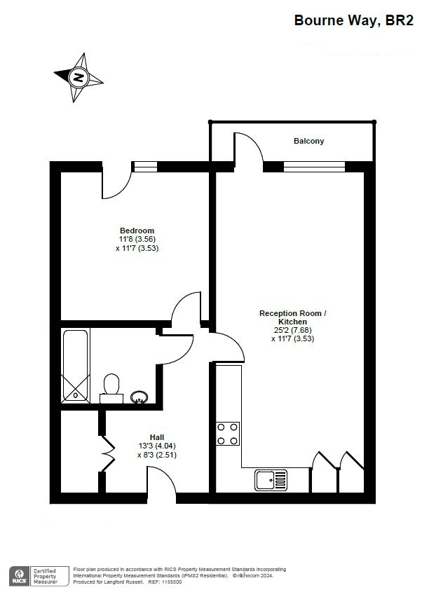 Apartment 20, Harrier Heights, 56, Bourne Way, Bromley floorplan