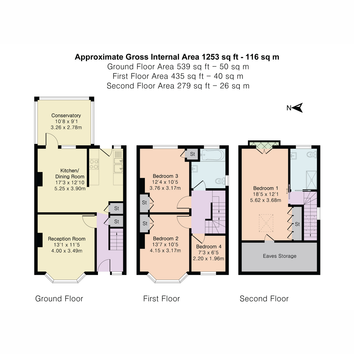 176, Burntwood Lane, Caterham floorplan