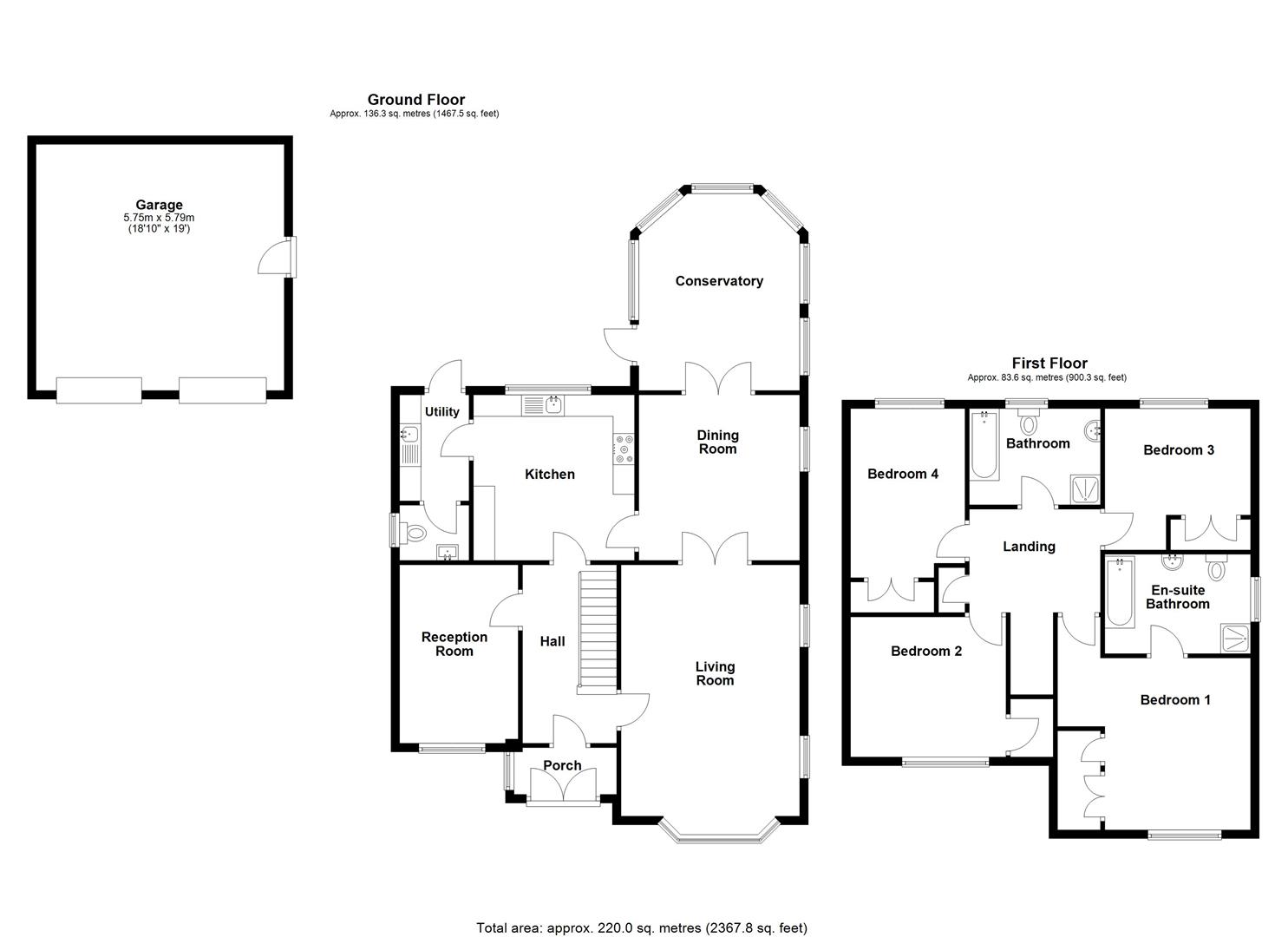 4, Clos Bryn Haul, Llanelli floorplan
