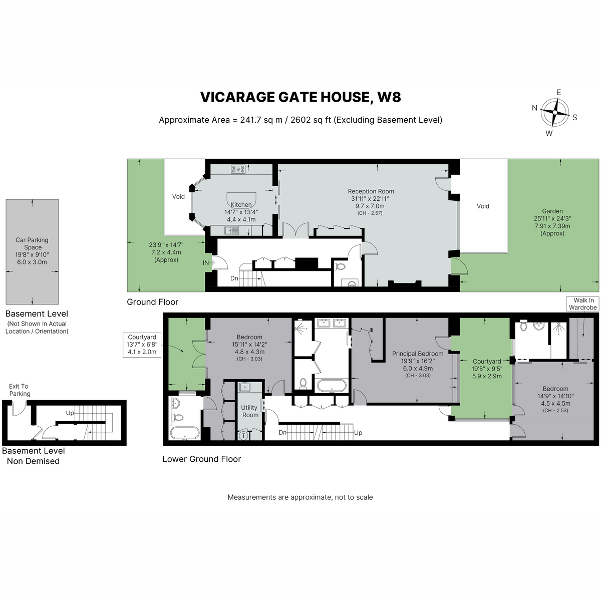 Flat 1, Vicarage Gate House, Vicarage Gate, London floorplan