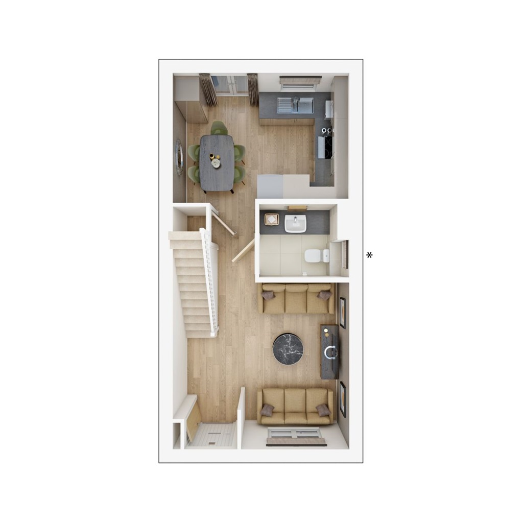 The Ambleford - Plot 953, Sherford, Lunar Crescent, Sherford, Plymouth floorplan