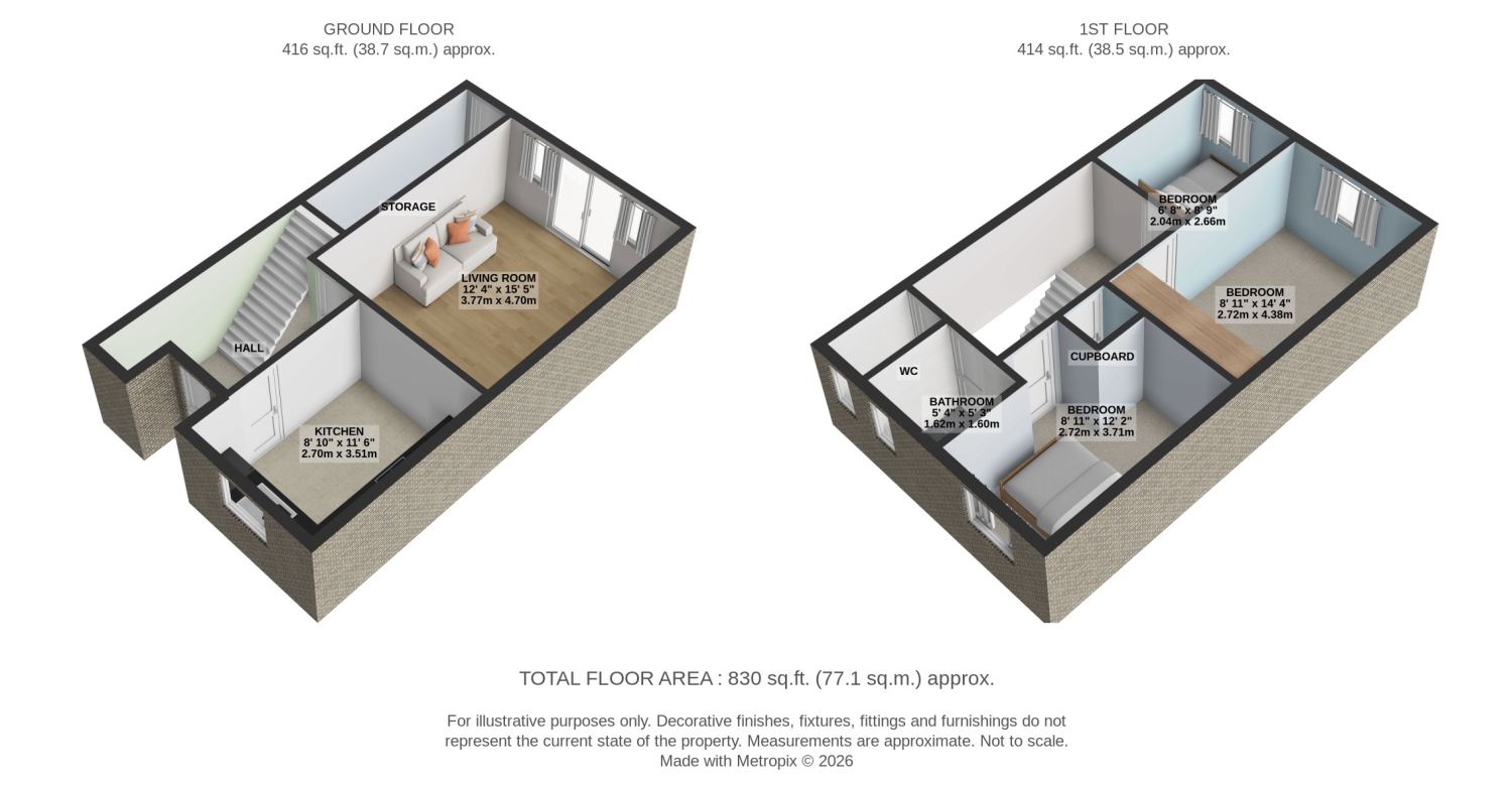 2, Three Rivers Court, East Boldon floorplan