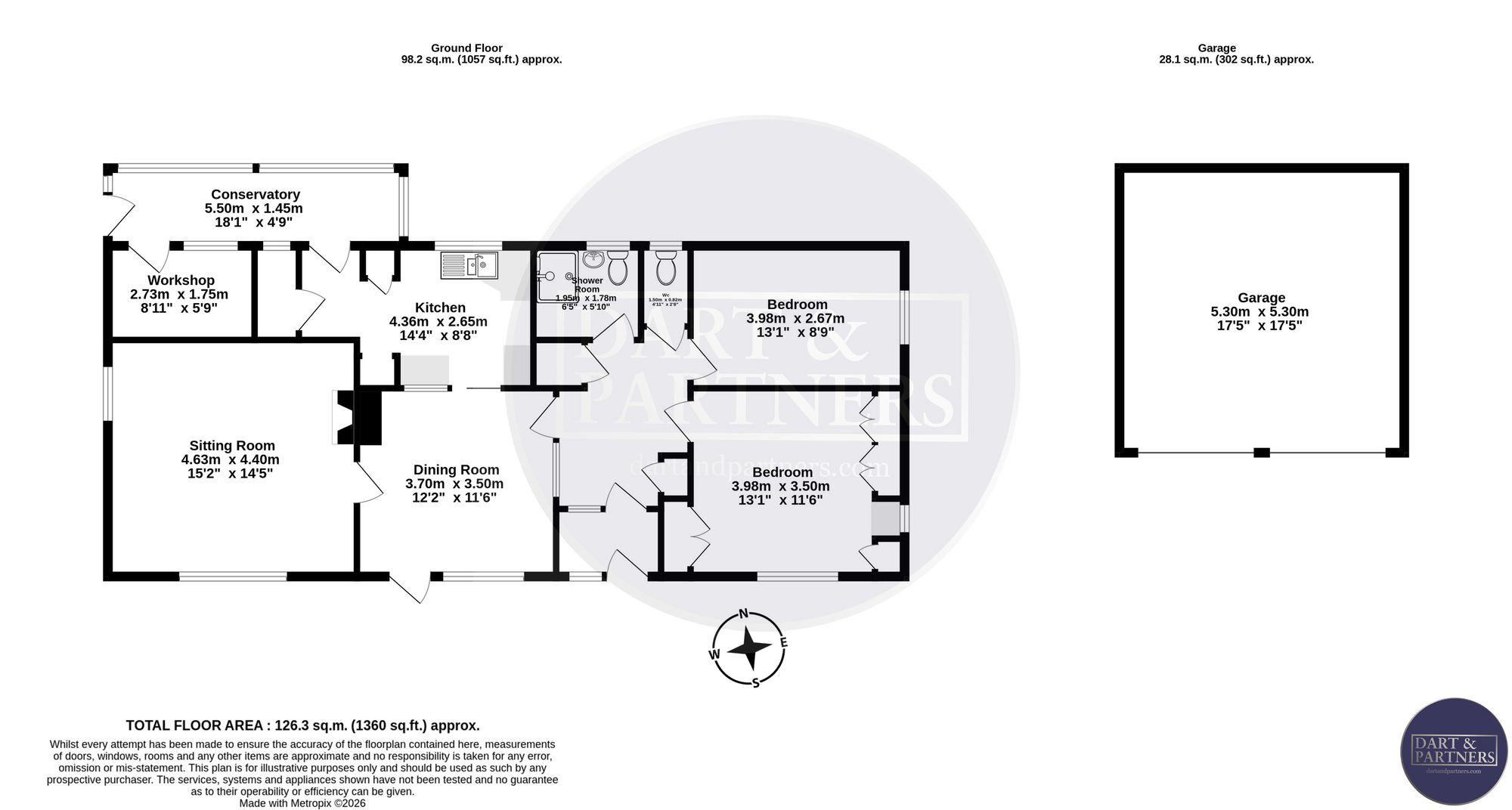 48 Teign View Road, Teignmouth floorplan