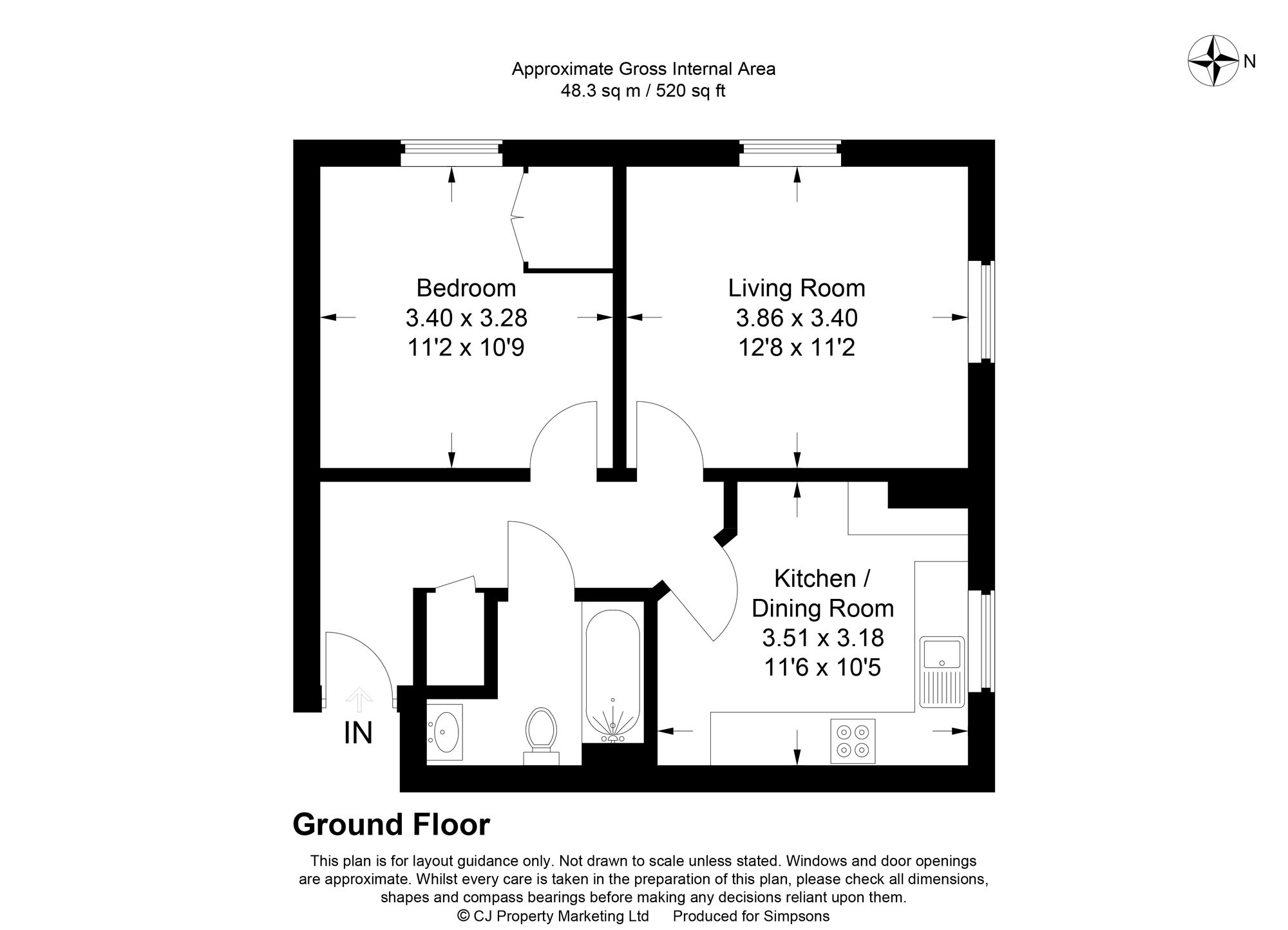 48 Thornley Close, Abingdon floorplan