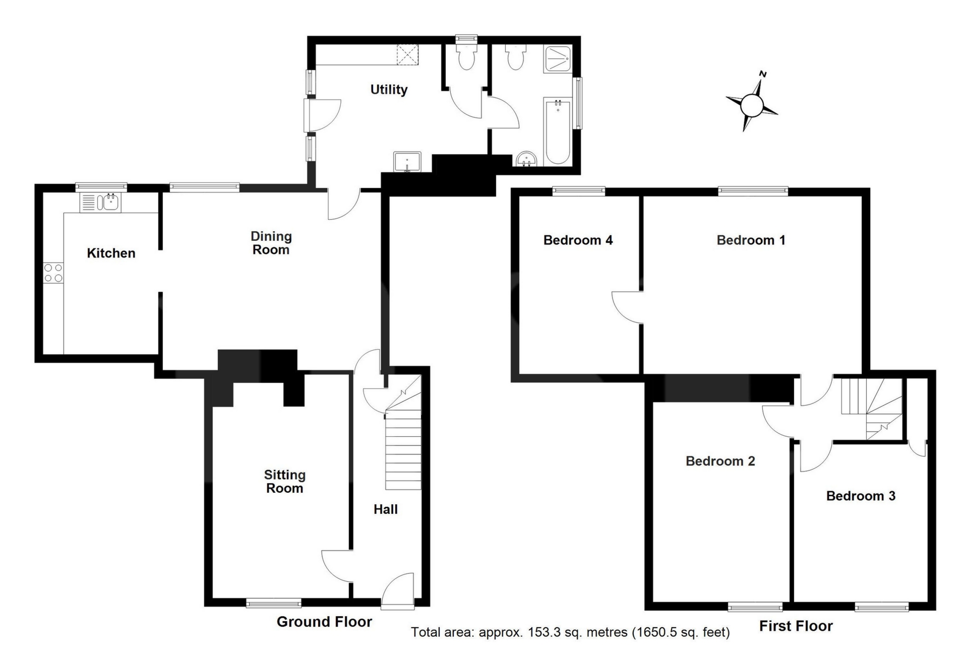 Sunnyside, Stoke Canon, Exeter floorplan