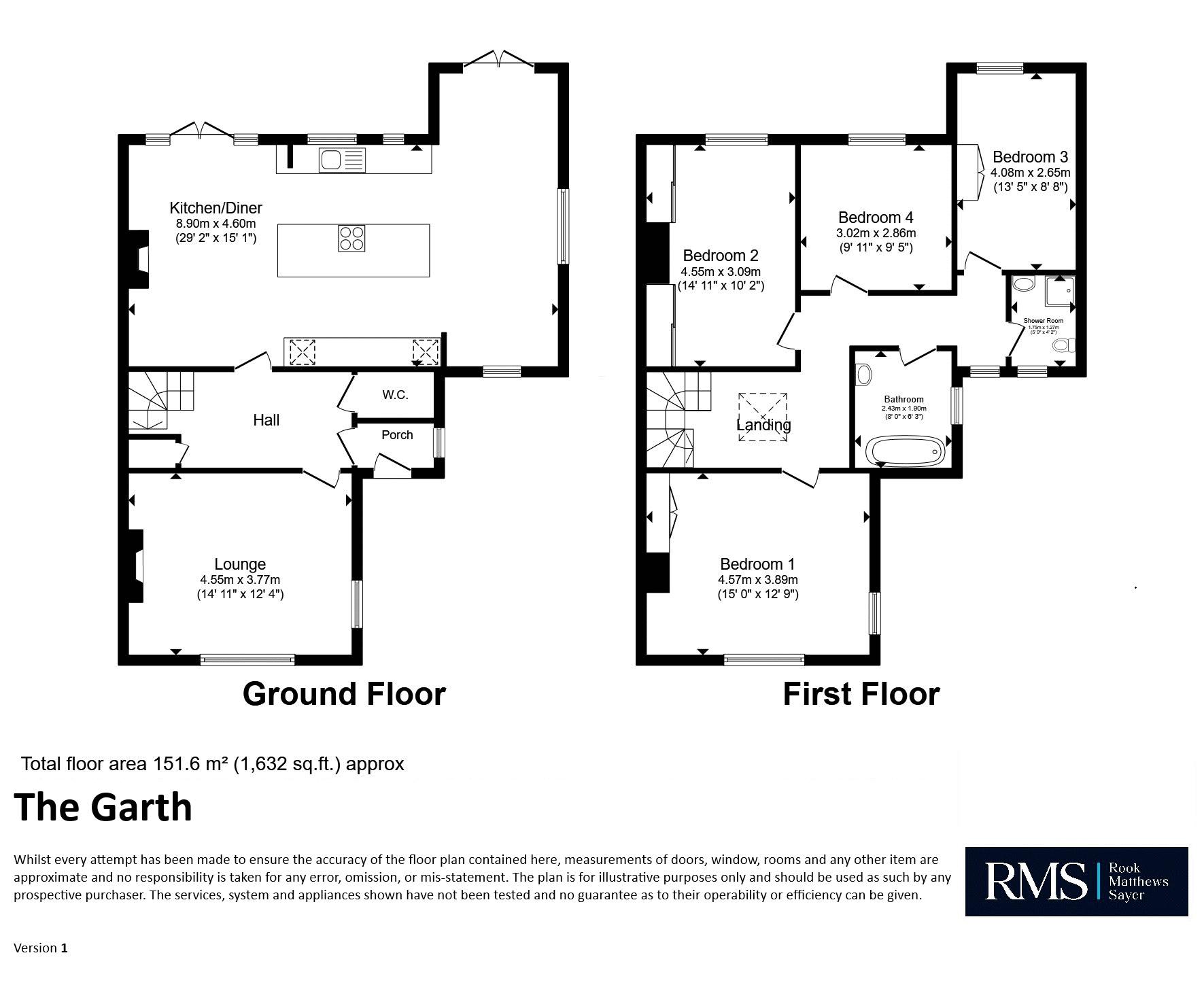 The Garth, Newcastle Upon Tyne floorplan