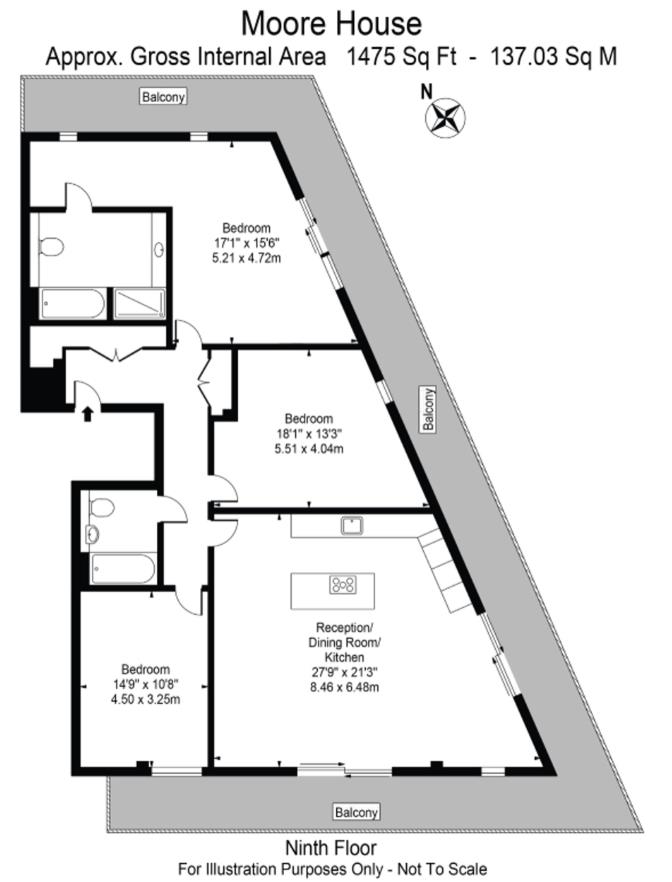 164, Gatliff road, London floorplan