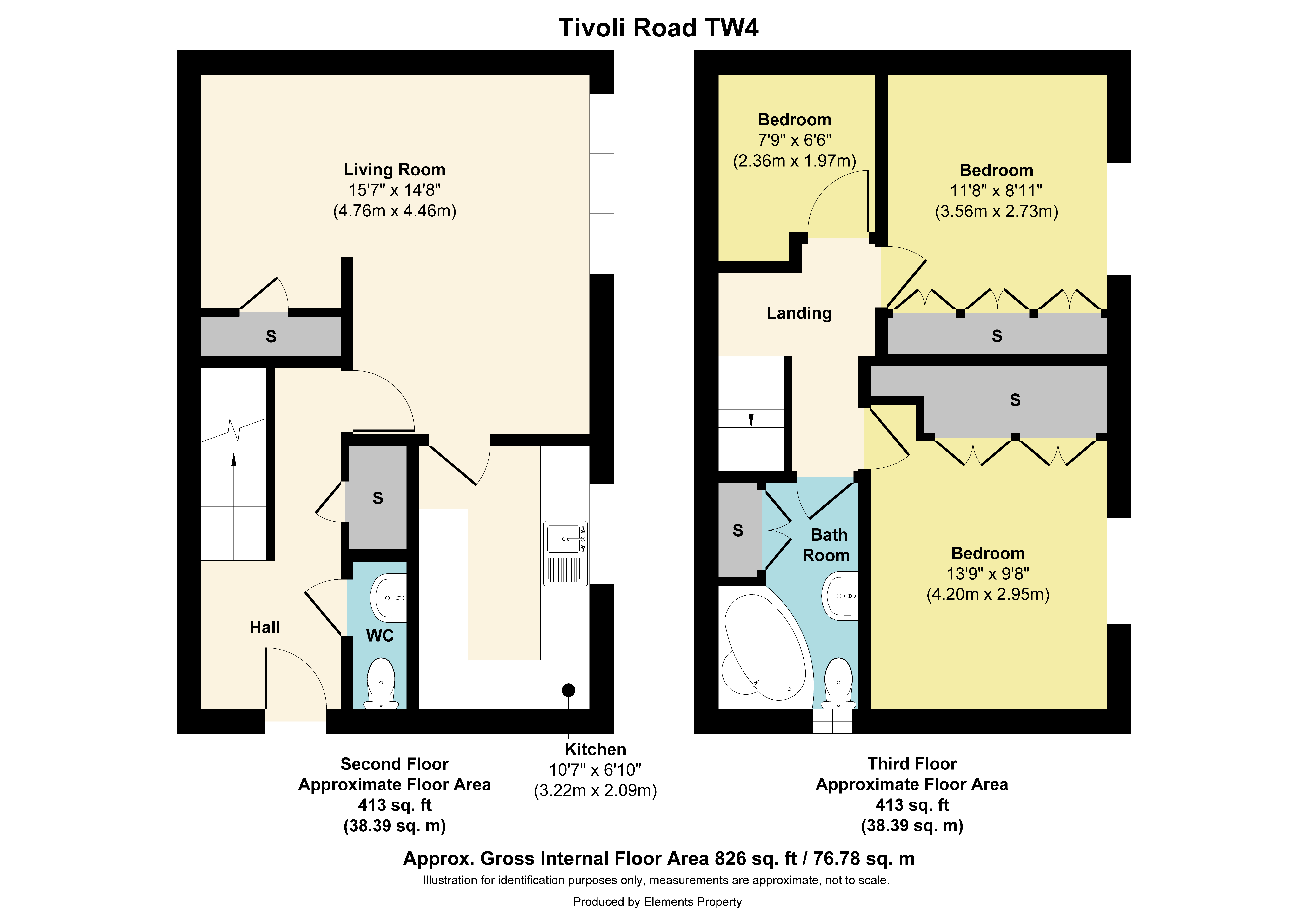 25, Tivoli Road, Hounslow floorplan