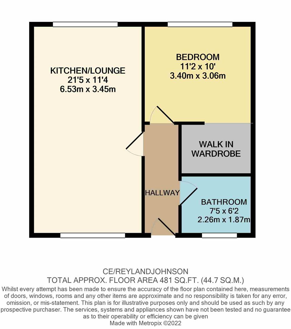 96, Church End, Harlow floorplan