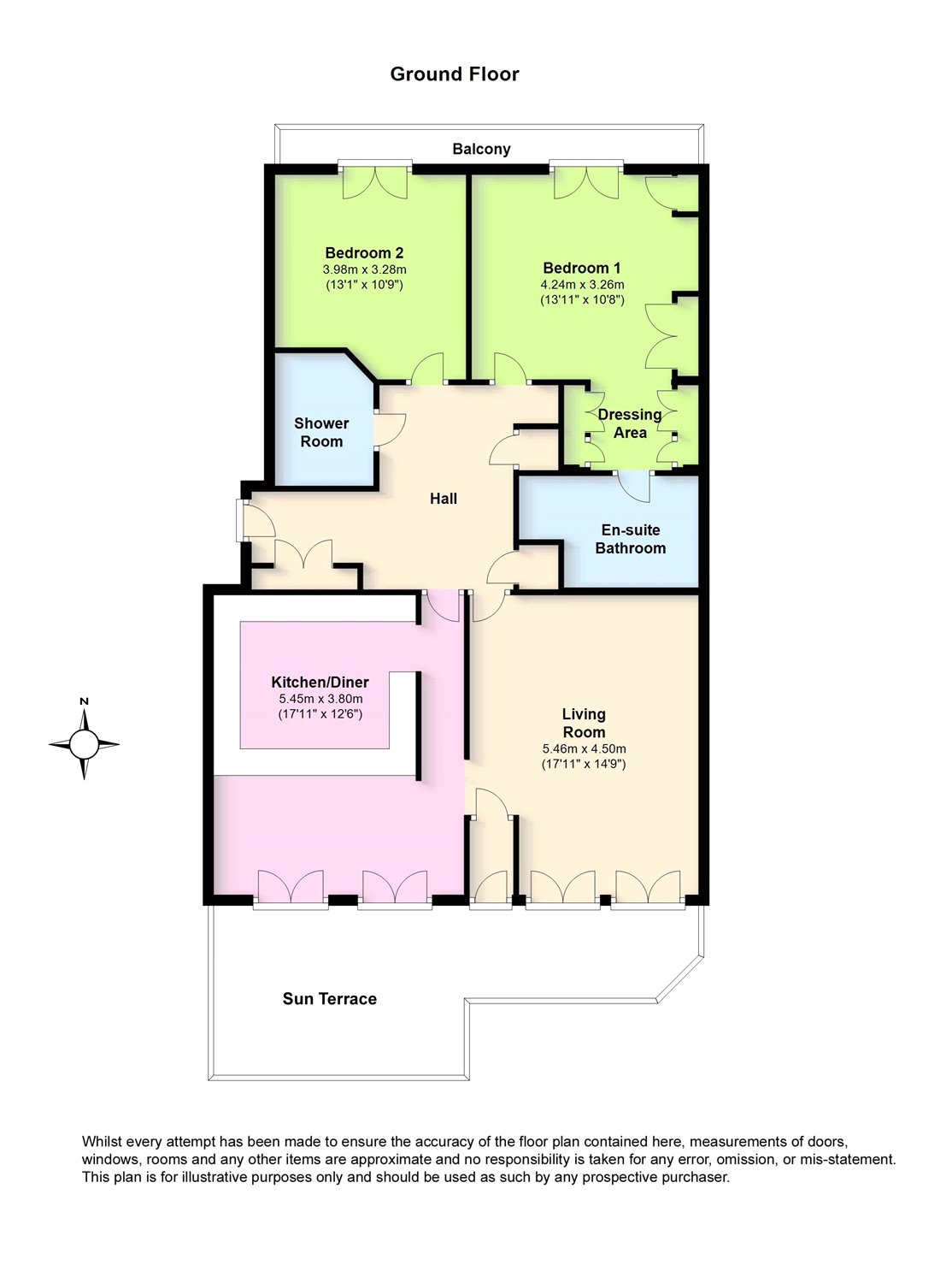 2 Bedrooms Flat for sale in Warnes, Steyne Gardens, Worthing, West Sussex BN11