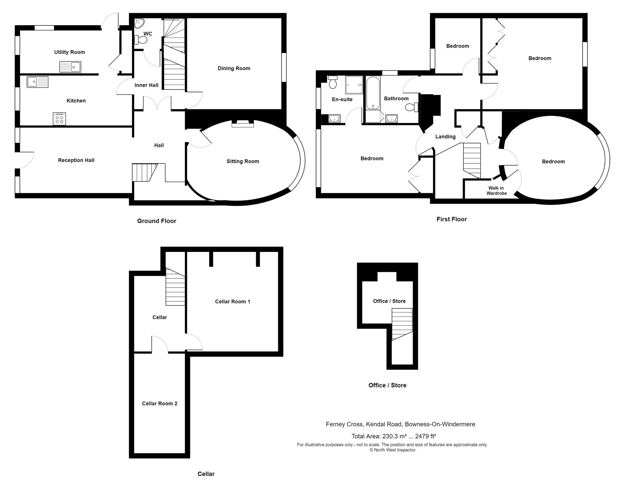 Ferney Cross Kendal Road, Windermere floorplan