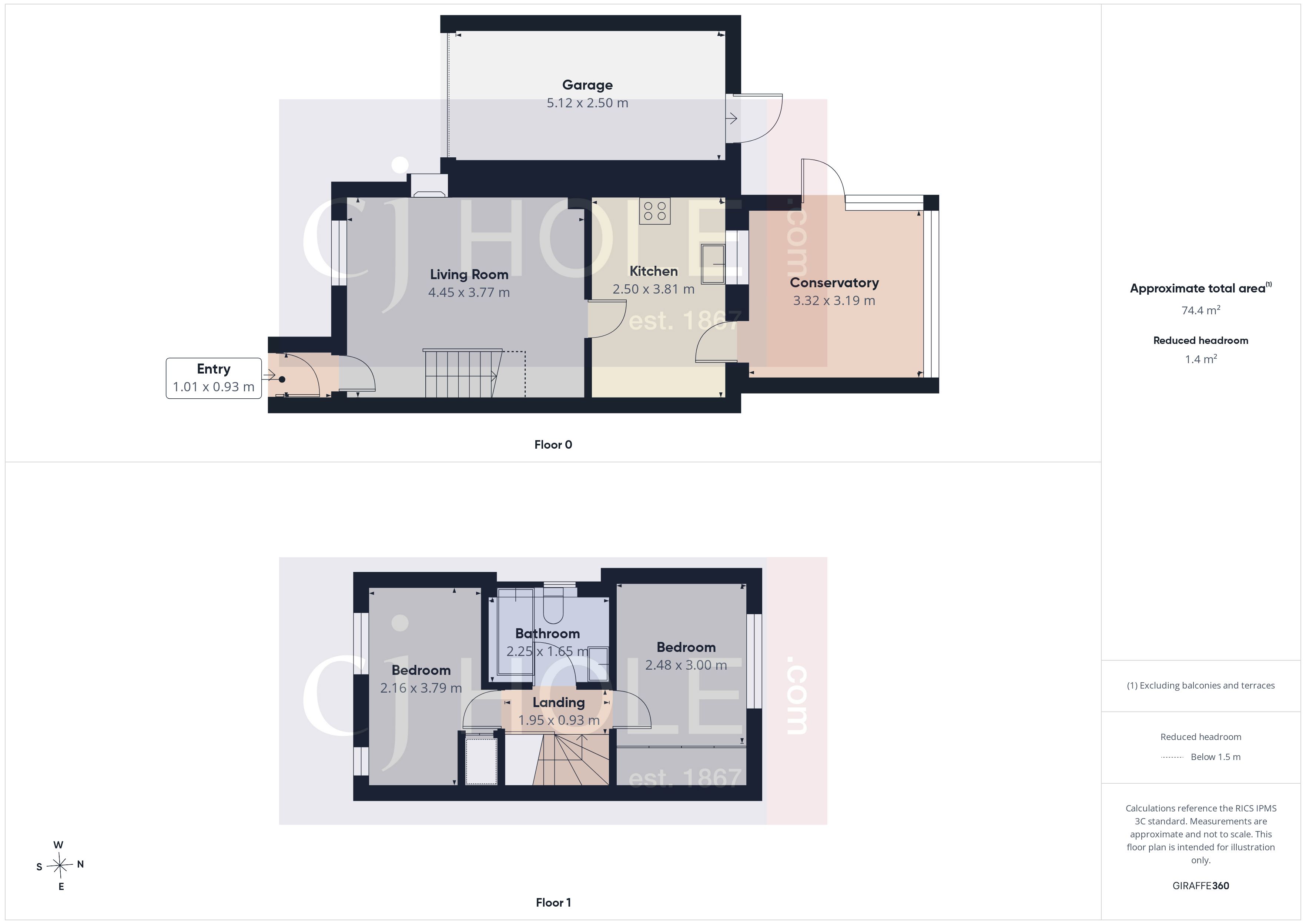 3, Churchill Close, Bristol floorplan