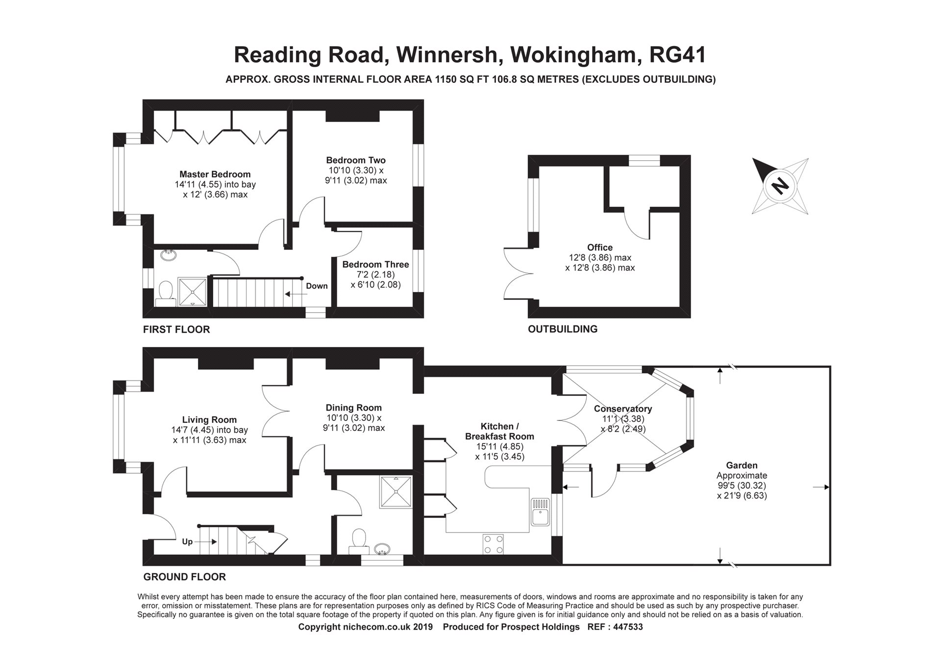 3 Bedrooms Semi-detached house for sale in Reading Road, Winnersh, Wokingham, Berkshire RG41