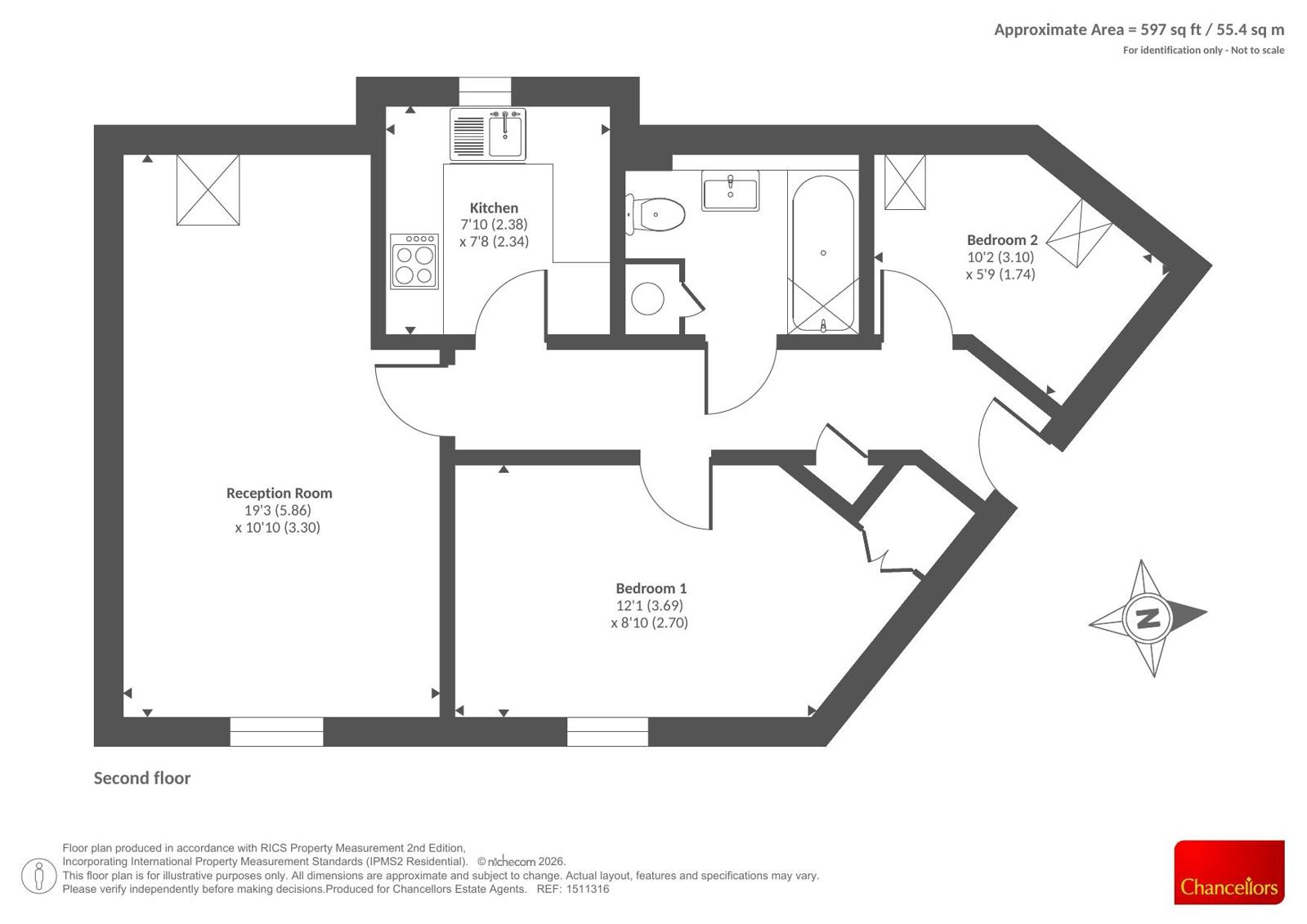 Flat 18, Fennel Court,, Hawthorne Close, Berkshire floorplan