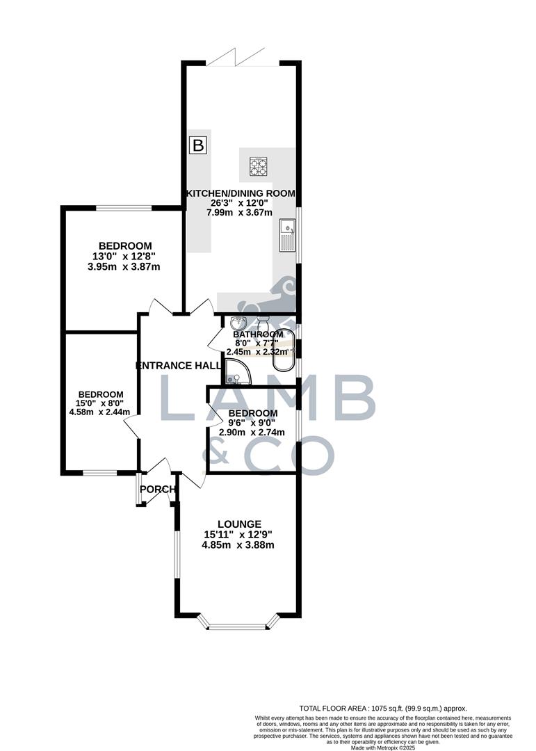 63, Queens Road, Clacton-On-Sea floorplan