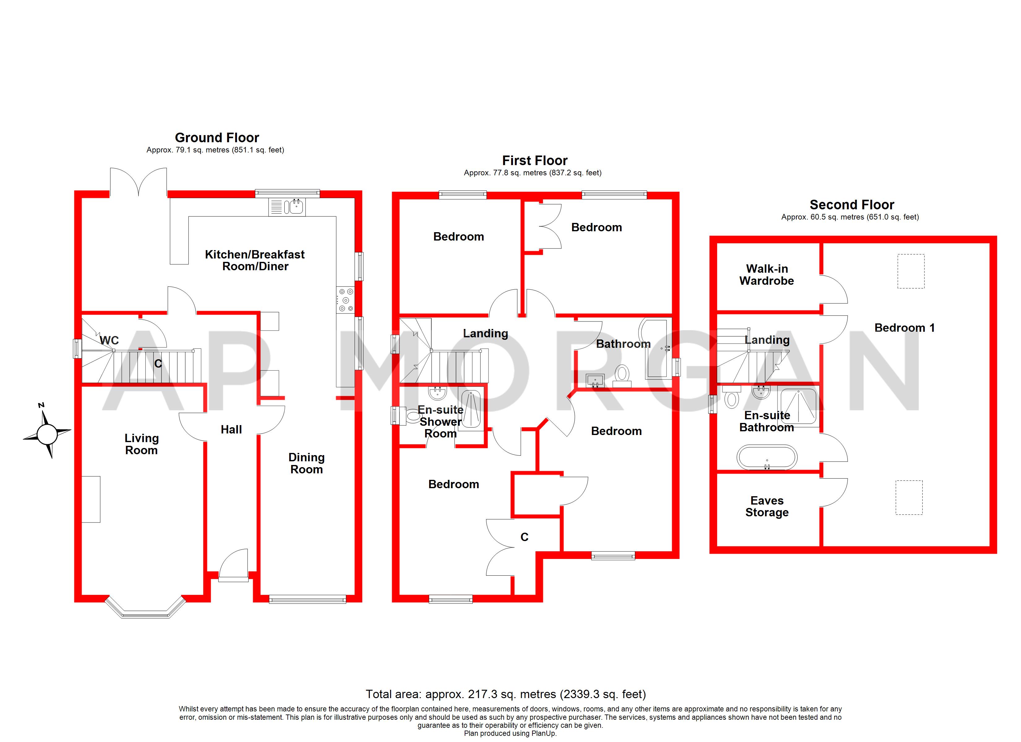 9, Barnt Green Road, Worcestershire floorplan