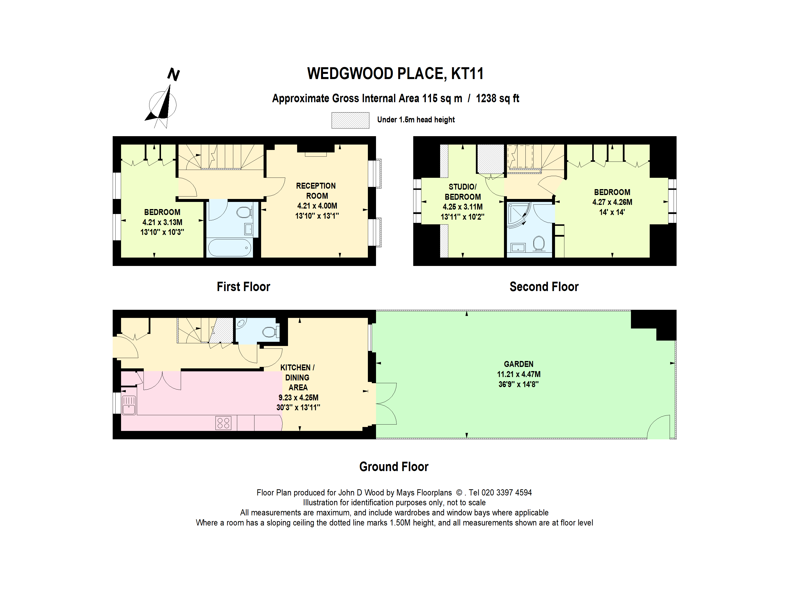 6, Wedgwood Place, Cobham floorplan