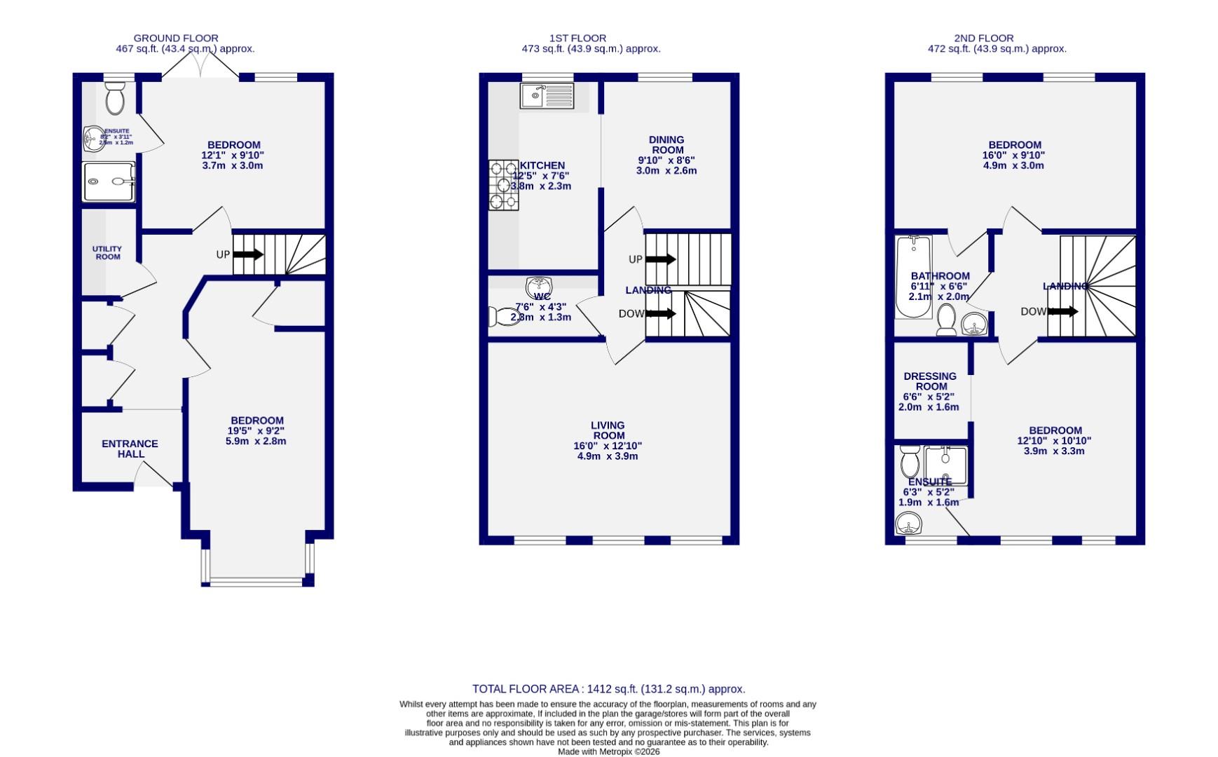 51, Armstrong Way, York floorplan