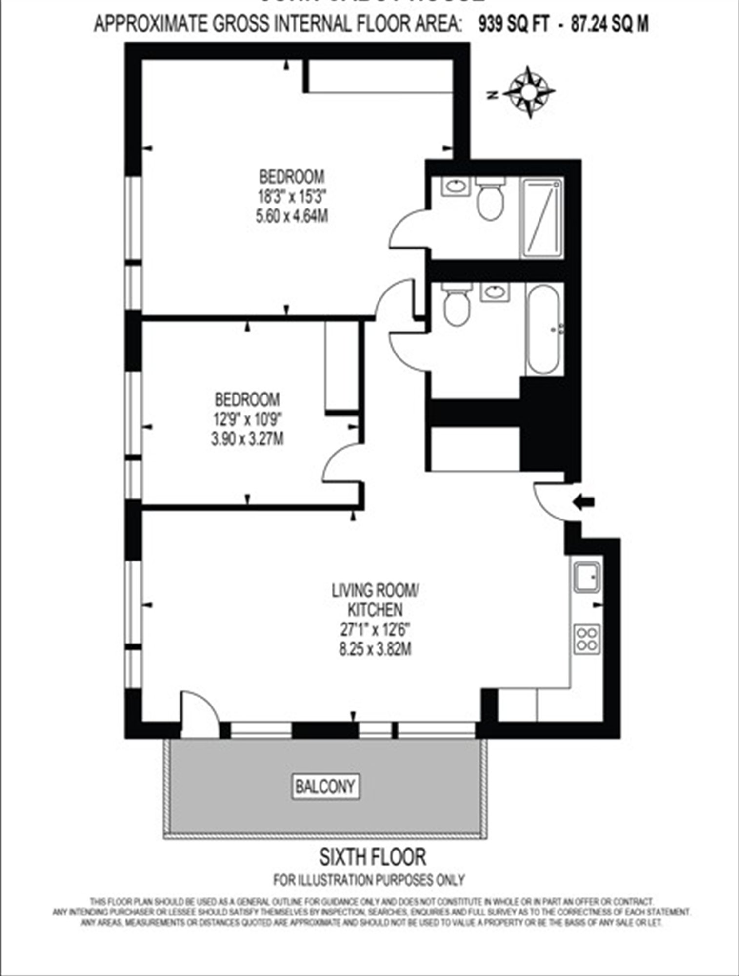 42 John Cabot House, 6, Clipper Street, London floorplan