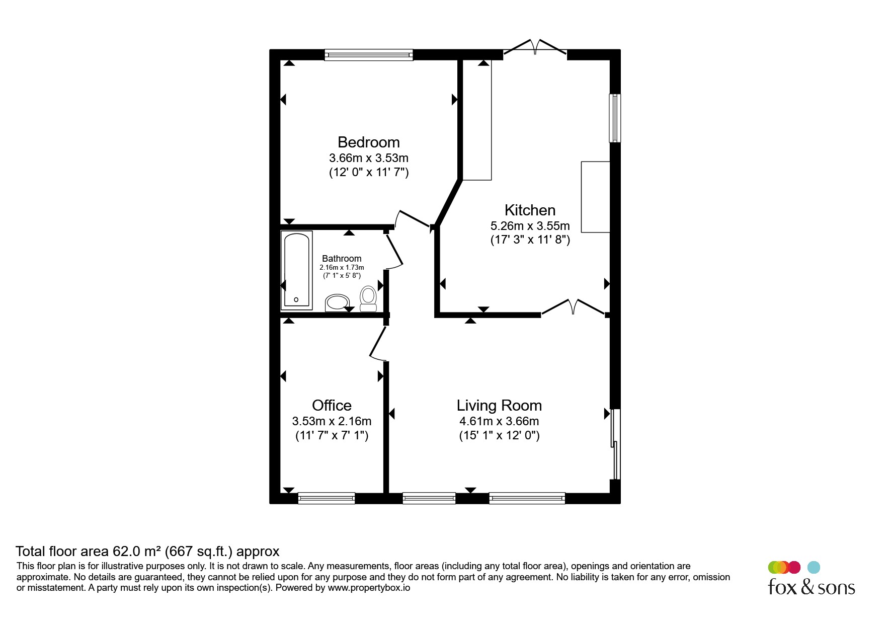 16a, Pine Trees Close, Littlehampton floorplan