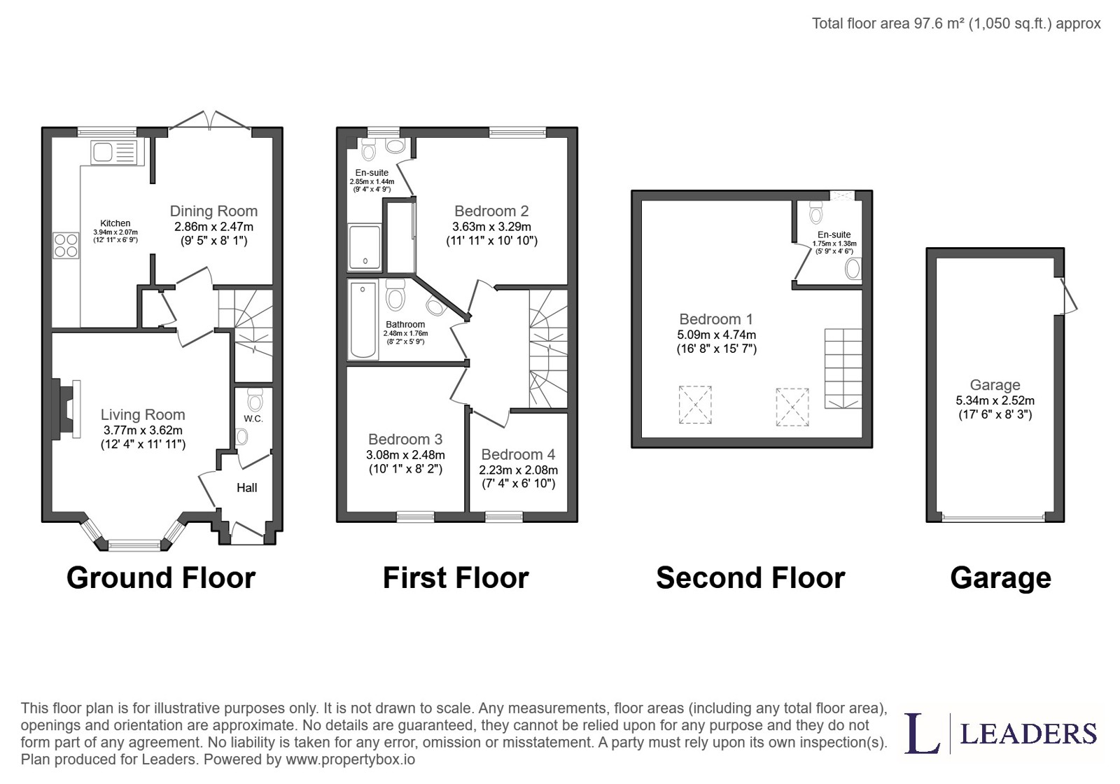 Woodgate Road, Wootton floorplan