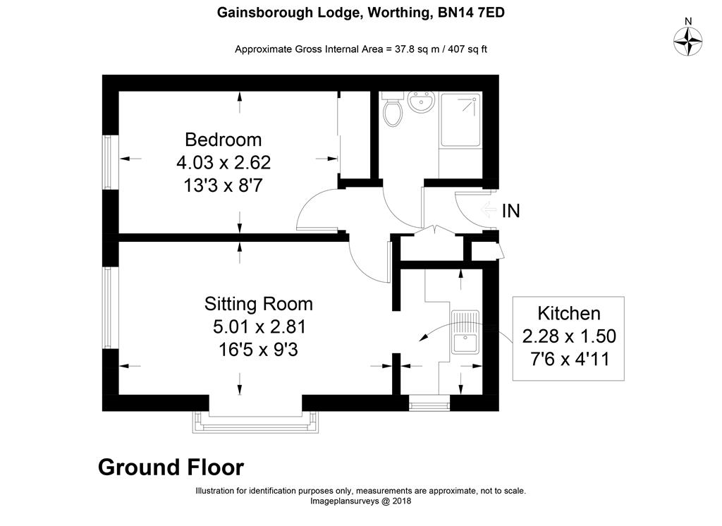 1 Bedrooms  for sale in Gainsborough Lodge, South Farm Road, Worthing BN14