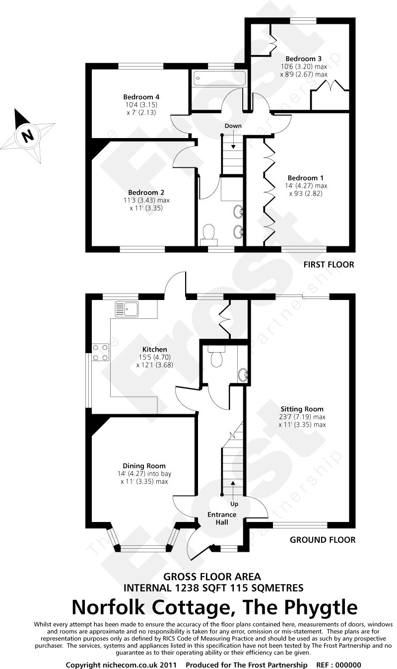 Norfolk Cottage, Chalfont St. Peter floorplan