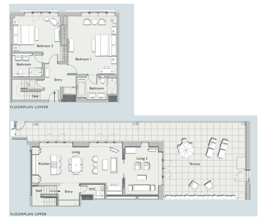 Denman Place, London floorplan