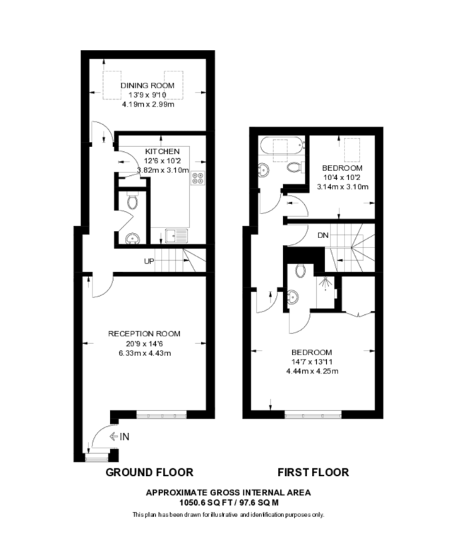 4, Langford Close, Acton floorplan